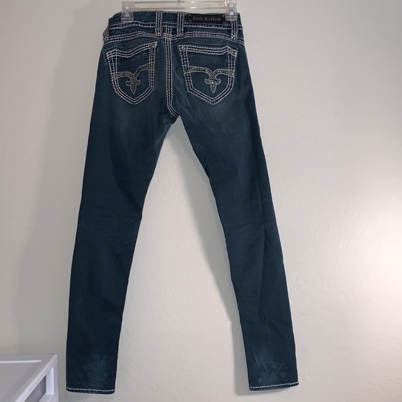 ROCK REVIVAL AIDA SIZE 26 SKINNY JEANS - Picture 3 of 7